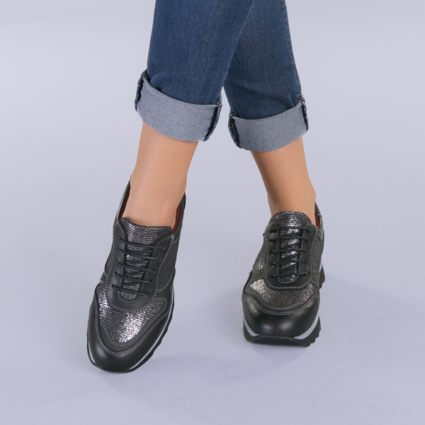 Всекидневни обувки от естествена кожа Size черни, 2 - Kalapod.bg